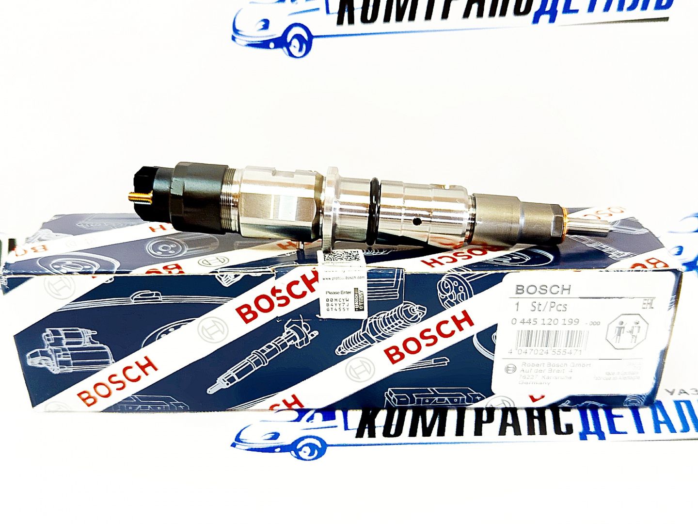 Форсунка топливная КАМАЗ-65116/6460/44108/65225 дв. Сummins ISL 340/ 375 (Евро-4) (0445120199)