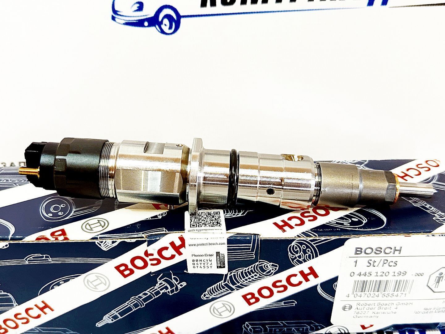Форсунка топливная КАМАЗ-65116/6460/44108/65225 дв. Сummins ISL 340/ 375 (Евро-4) (0445120199)