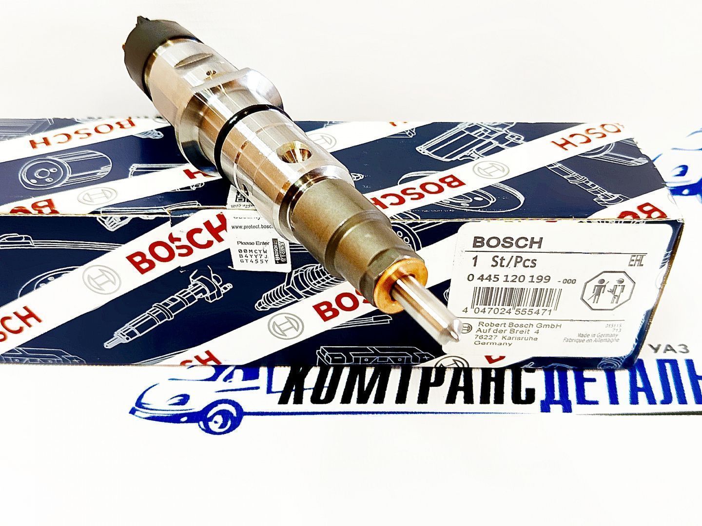 Форсунка топливная КАМАЗ-65116/6460/44108/65225 дв. Сummins ISL 340/ 375 (Евро-4) (0445120199)