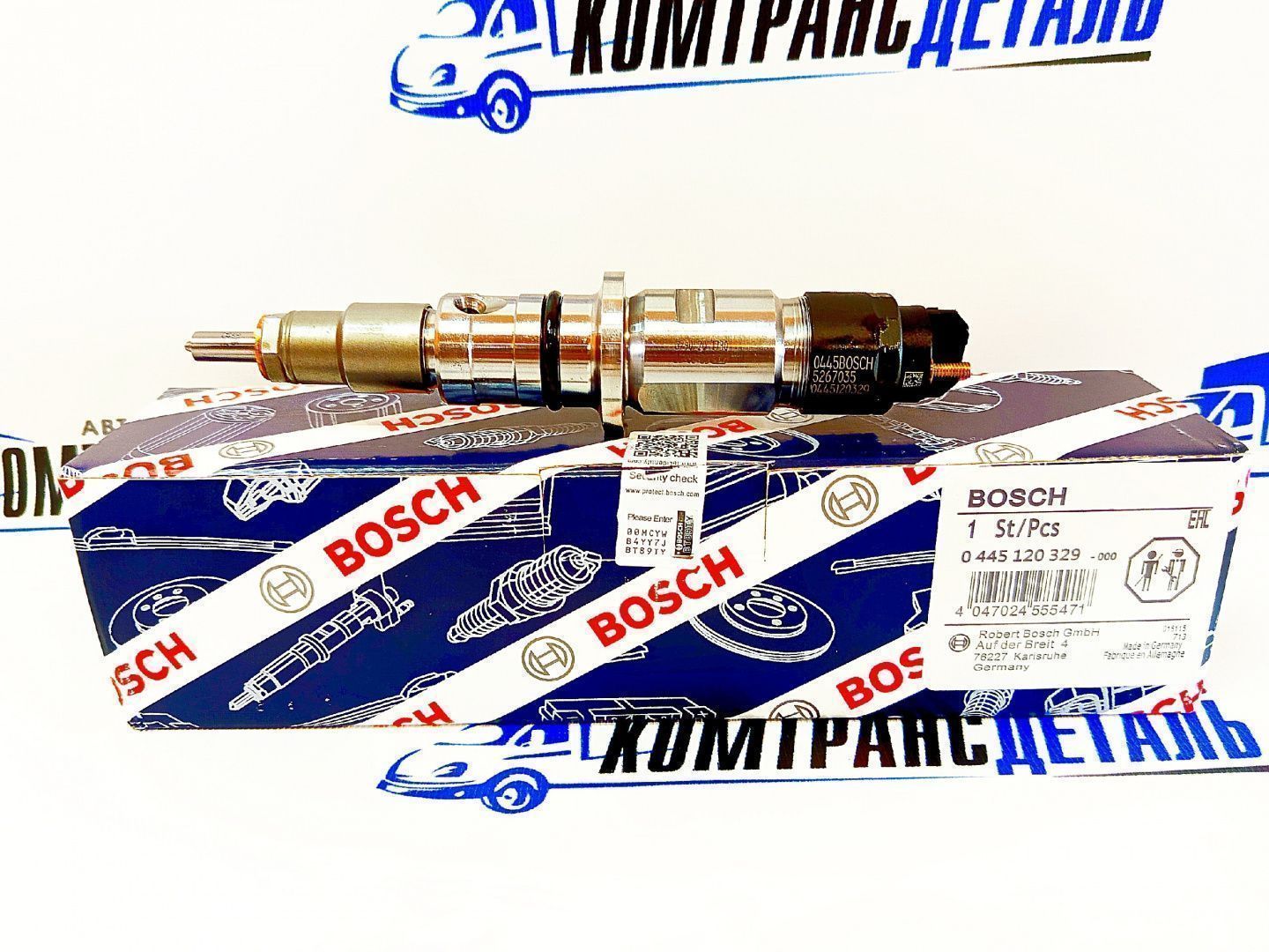 Форсунка топливная КАМАЗ-4308/43255/65115/ дв. Cummins ISB 6.7 E-5 (0445120329)